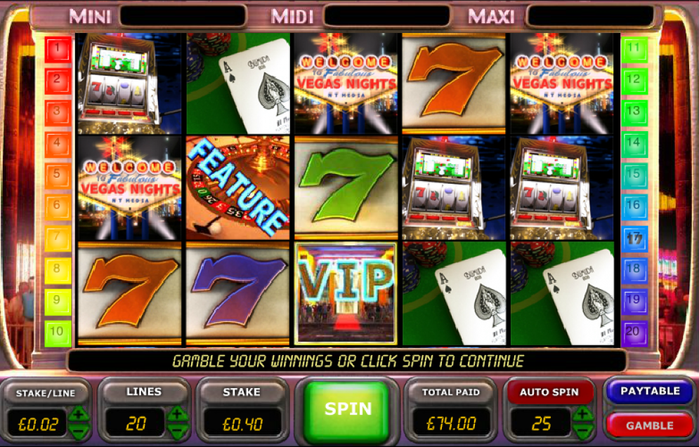 Vegas Nights Slot Review