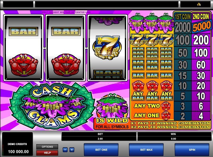 Cash Clams Slot Review