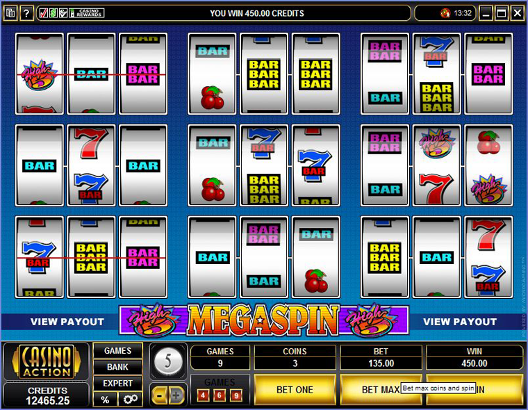 Megaspin High 5 Slot Review