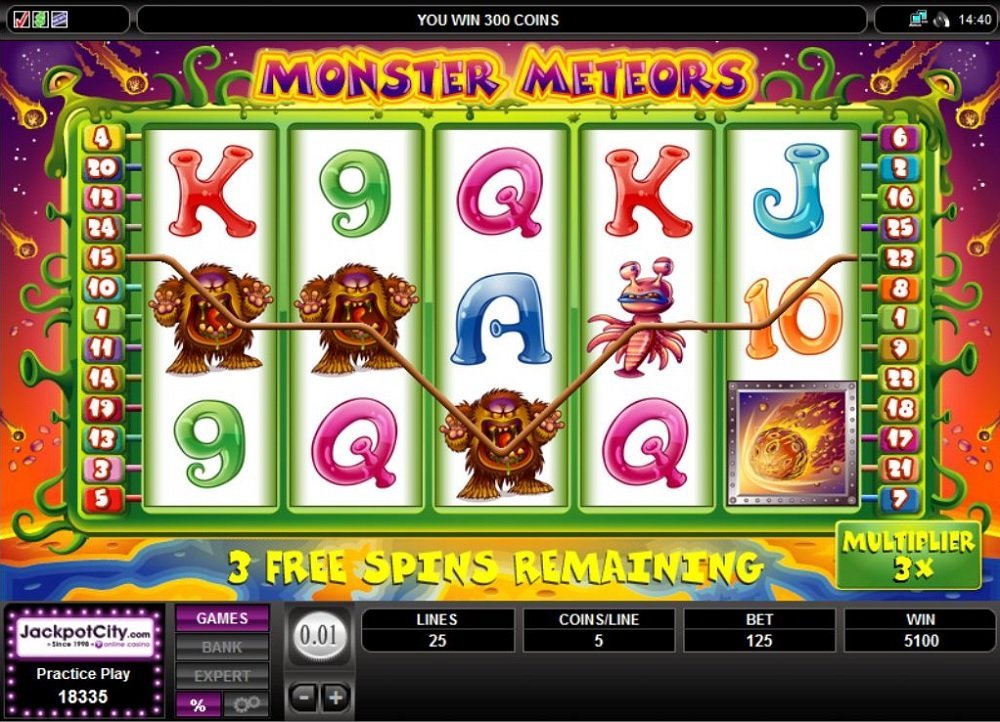 Monster Meteors Slot Review